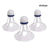 [STR] 3Pcs Windproof Badminton Balls Outdoor Student Sports Training Shuttlecocks