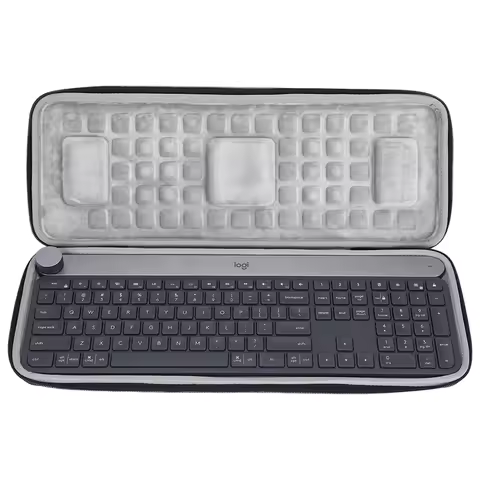 Fashion EVA Hard Shell Protective Cover for Logitech Craft Keys Keyboard Case Storage Bag