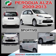 PERODUA ALZA 2008-2013 SPORTIVO STYLE FULLSET SKIRTING MATERIAL PU BODYKIT