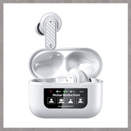 [M G L O] Smart Touch Screen Translator Headset Wireless Real Time Translator Earbuds 144 Languages 