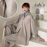 LULULS [A01210943] Clearing Stock Discount Sale E Single Pocket Side Button Slit Shirt 4 Colors 1216