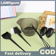 VastCourse 5Pcs Hair Dye Brush Bowl Set With Ear Caps Mixing Rod Hair Tint Dying Coloring Applicator