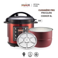 MMX Ewant G83 Cuisinière Pro Multi-Functional & Multi-Layer Marble Pot Digital Pressure Cooker Rice 