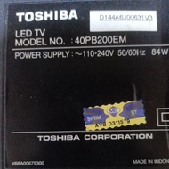 40PB200EM Toshiba Part Power board Mainboard🌞🌞