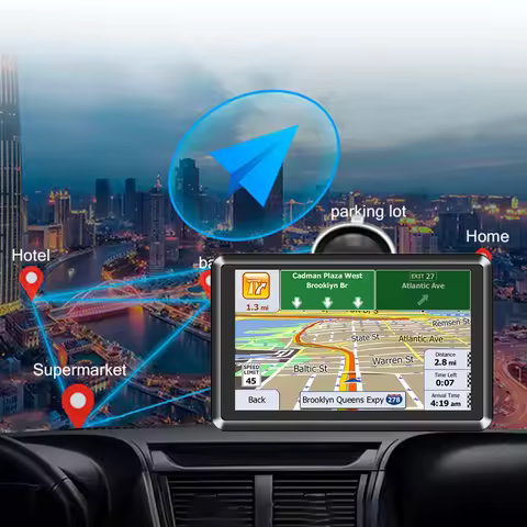 5 Inch Car GPS Navigation 256MB+8G Sat Nav Voice Reminder Portable Navigator Mini USB TF EU AU North