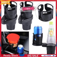 2 In 1 Auto Telescopic Water Cup Holder 360 Rotating Car Drink Cup Bottle Holder