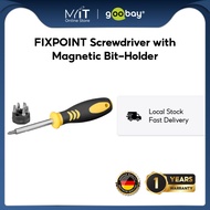 Goobay Fixpoint Screwdriver With Magnetic Bit Holder