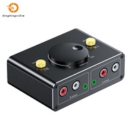 3.5mm to  Audio Switcher Bidrectional Switcher 1 in 2 Out or 2 in 1 Out Dual  to 3.5mm Splitter Swit