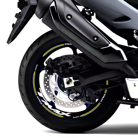 T-MAX Motorcycle Accessories Wheels Hub Reflective Stickers For Tmax DX 530 500 560 Tmax530 Tmax500 