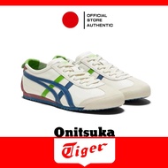 Original Onitsuka Tiger Mexico 66 summer Low cut running shoes 1183A201-115 White Blue Green