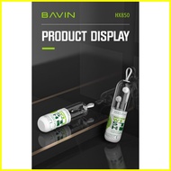 Bavin Music universal earphones With Microphone headset 3d Stereo sound HX850