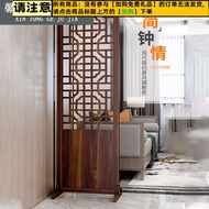 Get 7% coupon+ e Solid Wood Subareas Screens Living Room Entrance New Retro Style Bedroom Mobile Acc