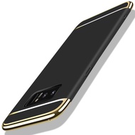 สำหรับ Samsung Galaxy Note 8 3 In 1 Anti-Scratch Shockproof Electroplate กรอบกับพื้นผิวเคลือบที่จับกระชับมือปลอก