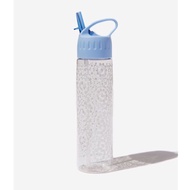 Typo Blue Water Bottle
