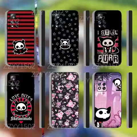 Cute Skelanimals Bet Dog Phone Case For Samsung S25,S24,Ultra,S20,S30,Plus,S22,S23,Ultra,Plus,5G Ant
