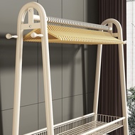 Coat Rack Floor Household Bedroom Hanger Room Simple Storage Drying Rack Balcony Indoor Clothes Rack