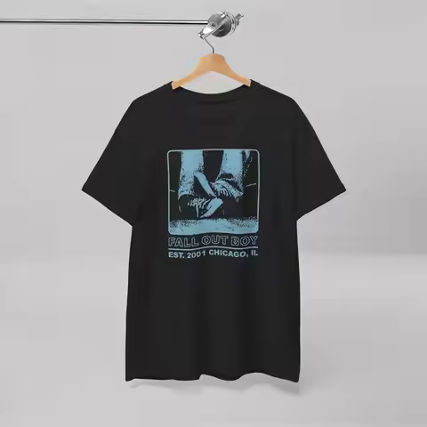 Fall Out Boy T Shirt Alternative Rock Band Merch for Panic At The Disco My Chemical Romance All Time