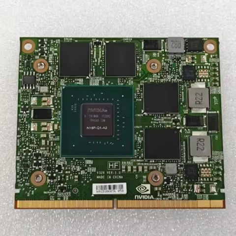 Laptop graphics card, Quadro M1000M GDDR5, 2GB upgrade version, N16P-Q1-A2，Suitable for Dell M4800, 