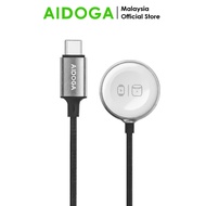 AIDOGA DC-420 Watch Charging Cable 5W Magnetic Wireless Charging SmartWatch Charger Type-C to Watch 
