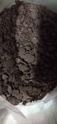 Bubuk biskuit crumb kasar kemasan 1Kg - cookie crumb toping makanan / minuman 1 kg