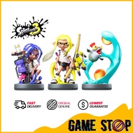 Amiibo Splatoon 3 Series - Inkling (Yellow), Octoling (Blue) & Smallfry