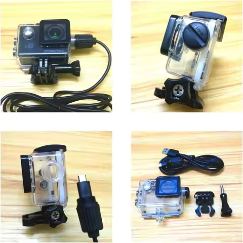 Accessories Waterproof Case Charger shell and USB Cable for SJCAM SJ4000 WiFi SJ9000 C30 R H9 For EK