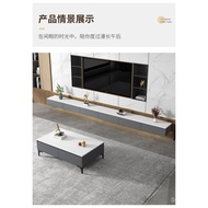 TV Cabinet Living Room Hanging TV Cabinet and Tea Table Combination Simple Modern Hanging Wall-Mounted TV Wall Cabinet Set