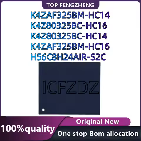 100%New original K4Z80325BC-HC14 K4Z80325BC-HC16 K4ZAF325BM-HC14 K4ZAF325BM-HC16 H56C8H24AIR-S2C DDR