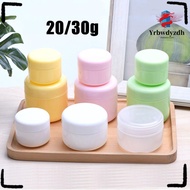 YRBWDYZDH 2pcs Makeup Jar, Colorful Plastic Face Cream Jar,  Refillable 20g 30g Travel Bottle Travel