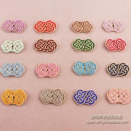 Gold Thread Double Coin Knot diy Necklace Lanyard Accessories Jewelry Rope Handmade Sweater Chain Mo