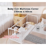 Cadar Baby Cot / Baby Cot Fitted Bedsheet / Cadar Tilam Bayi / Baby Cot Mattress Cover Size 150cm x 