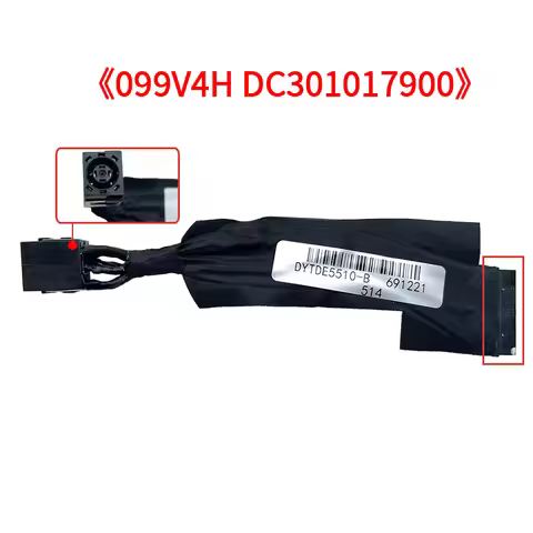 DC Power Jack with cable For Dell G15 5510 5511 5515 5520 5521 5525 7620 GDL55 Alienwar M15 R5 R6 R7