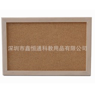 Log Color Message Board Hanging Blackboard Cork Board Photo Wall School Family Company Cork Cork Boa