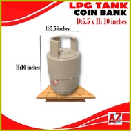 ┼ ▼ ✸ LPG Coin tank Ipon/savings Challenge alkansya 10 inches