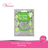 VIENNA EYE PADS 4 sheets | Collagen Cucumber Masker Mata Soothing