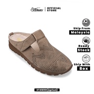 Dans Selipar Ringan Wanita / Perempuan -  Black / Apricot OT416159 Women Shoes Slipper