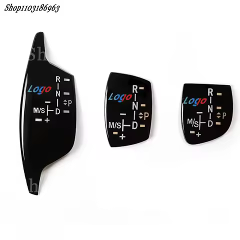 ABS Gear Shift Knob Lever Panel Replacement Cover Sticker For BMW 1 2 3 4 5 series F01 F10 F30 F34 F