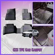 Car TPE Carpet CX5 2018-2023 MAGIC MAT 5D Car Mat Karpet Kereta