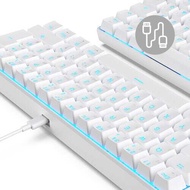 ROYAL KLUDGE คีย์บอร์ด Royal Kludge RK61 White Wireless Gaming Keyboard ประกันศูนย์ไทย