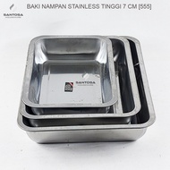 Stainless Steel Tray 7 cm high [555]