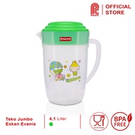 PACIFIC Evania Eskan Jumbo Water Jug Wadah Air Minum Plastik Food Grade 4.1 L