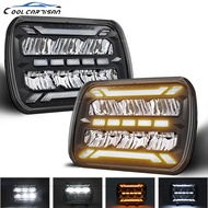 R6 5x7 Square Headlight Off-Road Vehicle Headlight Car Headlight 7 Inch Wrangler Square Light H4 200