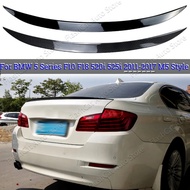 F10 M5 Style Car Rear Roof Trunk Spoiler Tail Wing Body Kit Trim For BMW 5 Series F10 F18 M5 520i 52