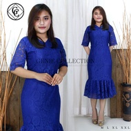 DRESS HERVI - DRESS NATAL/DRESS PESTA - DRESS BROKAT/DRESS DUYUNG DRESS KONDANGAN