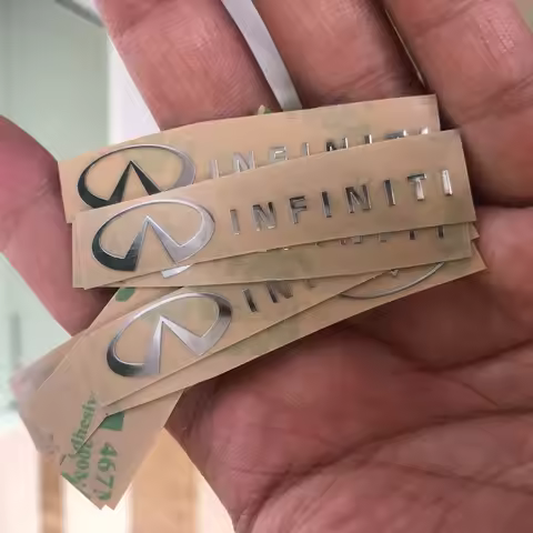 Decals 3D Metal Emblem Stickers Car Styling Interior Decoration For Infiniti Q50 FX35 G37 G35 QX70 E