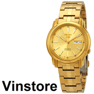 [Vinstore] Seiko 5 SNKL86 Automatic 21 Jewels Gold Tone Stainless Steel Strap Gold Tone Dial Men Watch SNKL86K1 SNKL86K