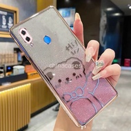 Casing Huawei Nova 3i nova 3 Bow Gradient Sparkling Pink Cute Bear Phone Case