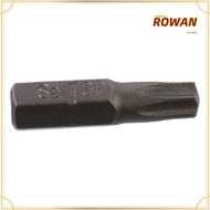 ROWANSG 1pc Screw Driver Bit, S2 Alloy Steel T6-T40 Torx Bits, 1/4 Inch Hex Shank 25mm Length 6 Poin