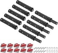 QUARKZMAN Pack of 10 Magnetic Push Tabs for Cabinet Doors, 2.87 x 0.4 Inches, Pressure to Open, Door