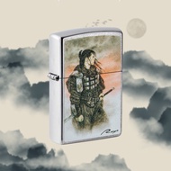 【ZIPPO官方旗艦店】堅毅日本武士防風打火機 49767